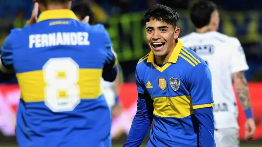 Luca Langoni volvió a meter un gol para Boca y sueña en grande