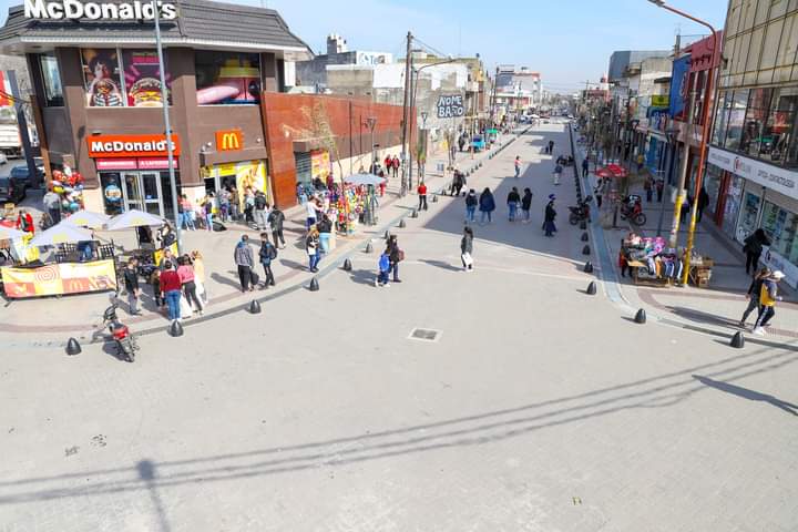 Laferrere Falta poco para la inauguración de la Peatonal comercial