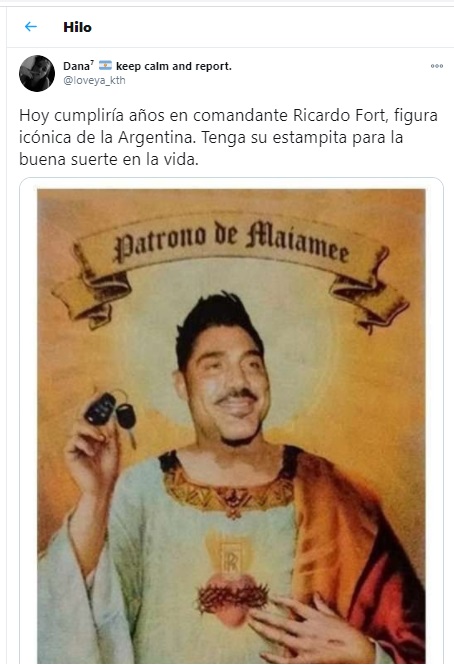 El Comandante: Ricardo Fort se volvió tendencia e hizo ...