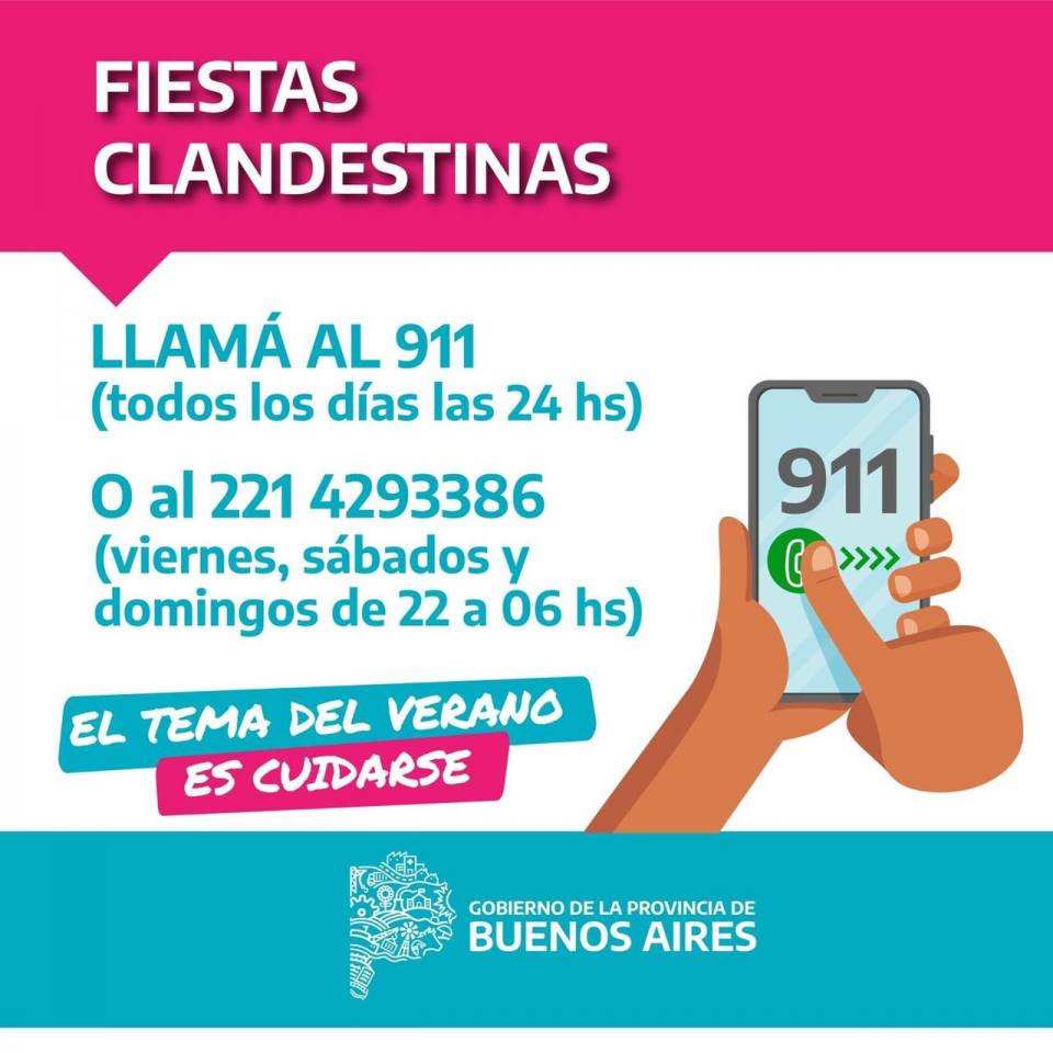 Denuncia Fiestas Clandestinas