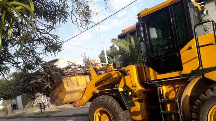 Operativos de limpieza y levantamiento de ramas en La Matanza - El ...